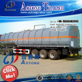 38 CBM Tri-axle heating system asphalt tanker truck semi trailer, Bitumen Tank Semi Trailer